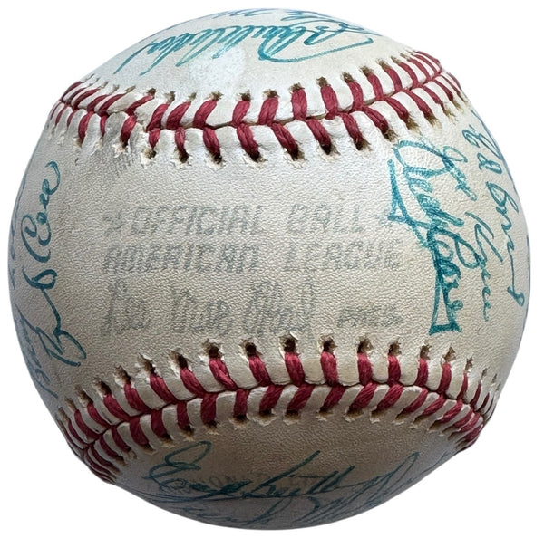 HOF & Old Timers Autographed Official American League Baseball
