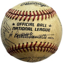 Old Timers Autographed Official National League Baseball