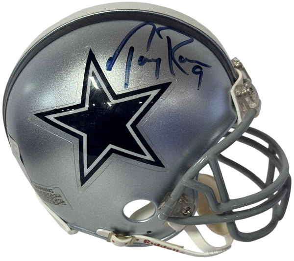 Tony Romo Autographed Cowboys Mini Helmet (Romo Hologram)