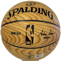 Goran Dragic Autographed Heat Spalding Logo Basketball