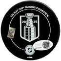 Niko Mikkola Signed 2025 Stanley Cup Champions Official Puck (JSA Witness)