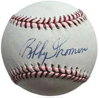 Bobby Thomson Autographed Official Major League Baseball (JSA)
