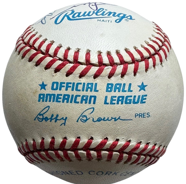 HOF'S & Stars Autographed Official American League Baseball