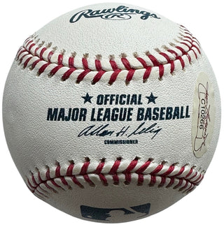 Bobby Thomson Autographed Official Major League Baseball (JSA)