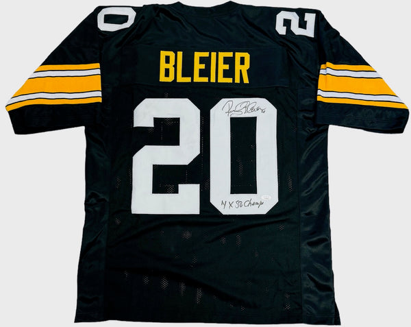 Rocky Bleier Autographed Pittsburgh Steelers Jersey (JSA)