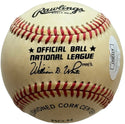 Warren Spahn Autographed Official National League Baseball (JSA)