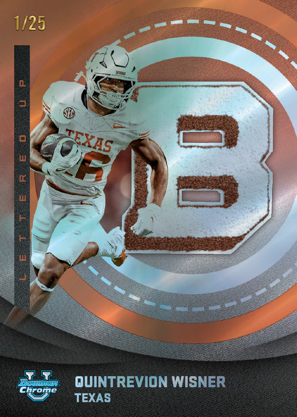 2025 Bowman University Chrome Football Hobby Box