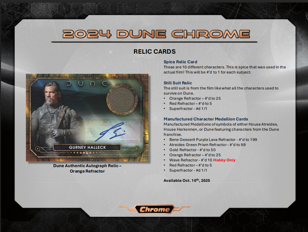 2024 Dune Chrome Hobby Box