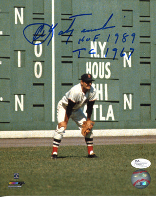 Carl Yastrzemski Autographed 8x10 Baseball Photo (JSA)