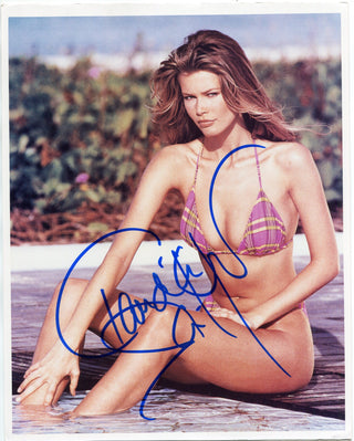 Claudia Schiffer Autographed 8x10 Photo