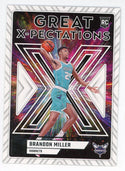 Brandon Miller 2023-24 Panini Donruss Great X-Pectations RC #2
