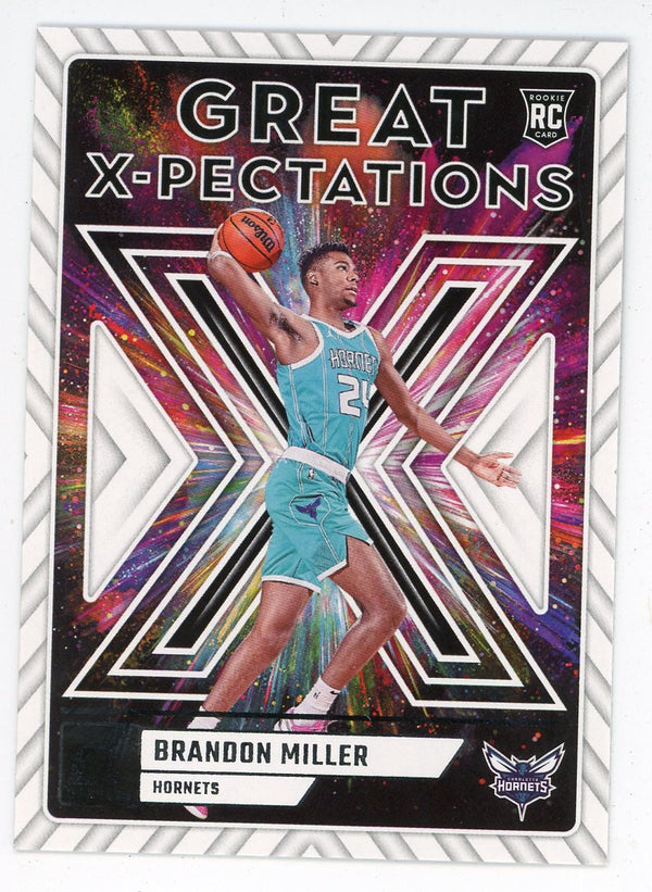 Brandon Miller 2023-24 Panini Donruss Great X-Pectations RC #2
