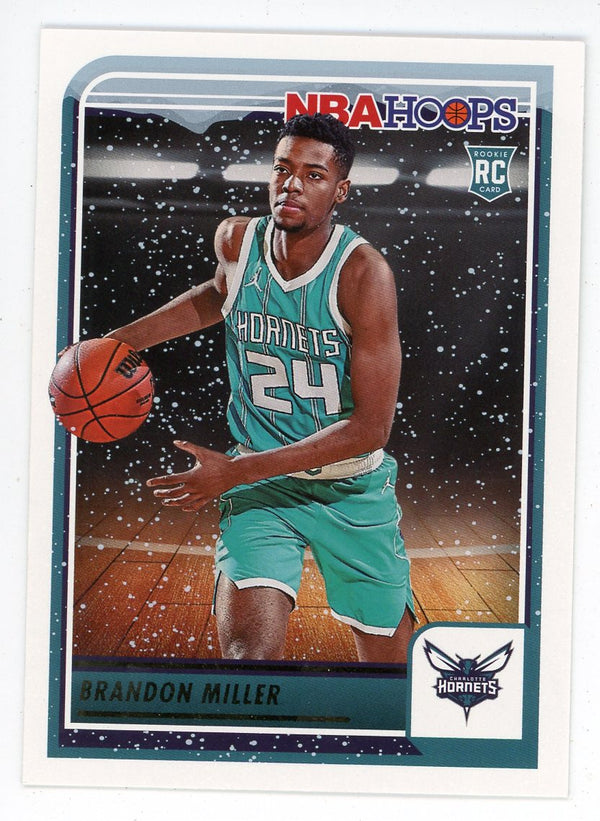 Brandon Miller 2023-24 Panini Hoops Snow Rookie Card #272