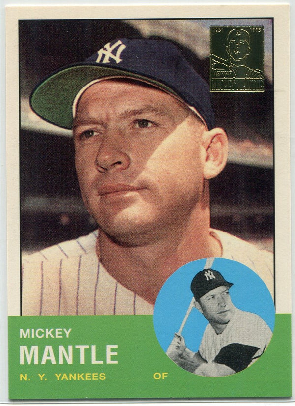 Mickey Mantle 1996 Topps Mickey Mantle Commemorative Set Card #13