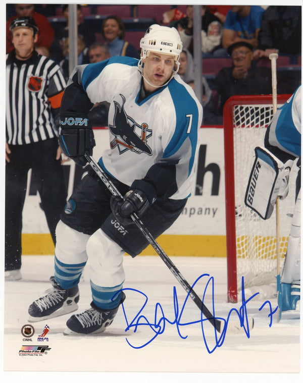 Brad Stuart Autographed 8x10 Photo