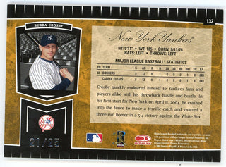 Bubba Crosby Autographed 2004 Leaf Certified Cuts #132