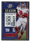 Saquon Barkley 2020 Panini Contender's Optic Season Ticket #44