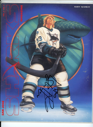 Marty McSorely Autographed Program
