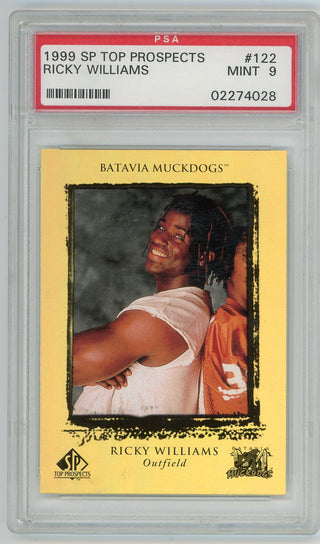 Ricky Williams 1999 SP Top Prospects #122 PSA 9