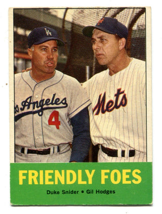 Friendly Foes 1963 Topps Card #68