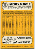 Mickey Mantle 1996 Topps Mickey Mantle Commemorative Set Card #18