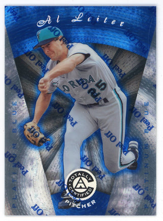 Al Leiter 1997 Pinnacle Platinum Blue #81