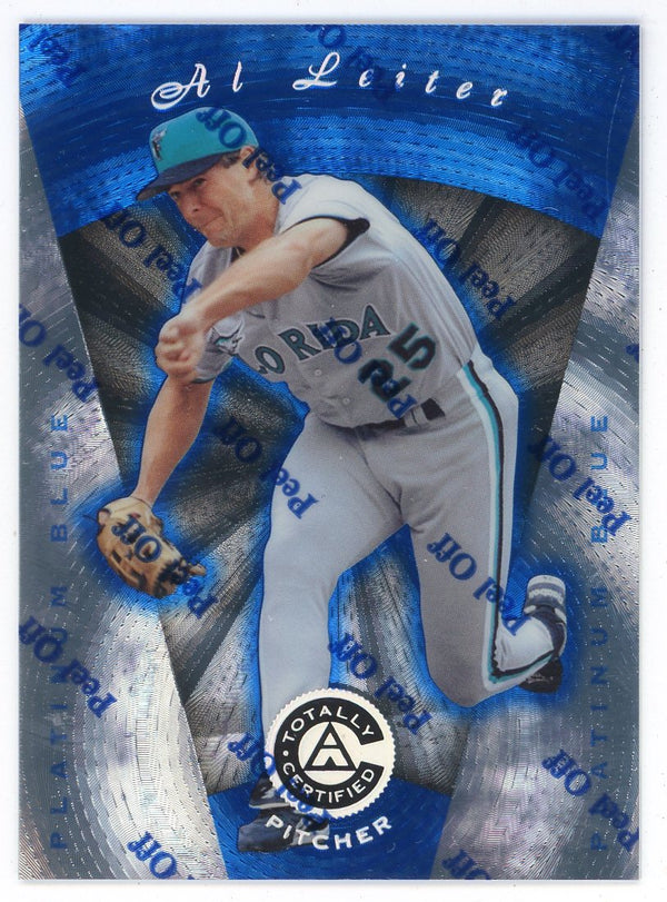 Al Leiter 1997 Pinnacle Platinum Blue #81