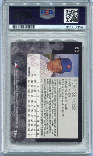 Tom Seaver 2001 Topps American Pie Autographed Card #82 PSA/DNA Certified