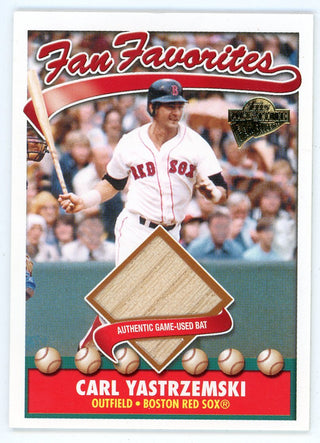 Carl Yastrzemski 2004 Topps Fan Favorites Bat Relic #FFR-CY
