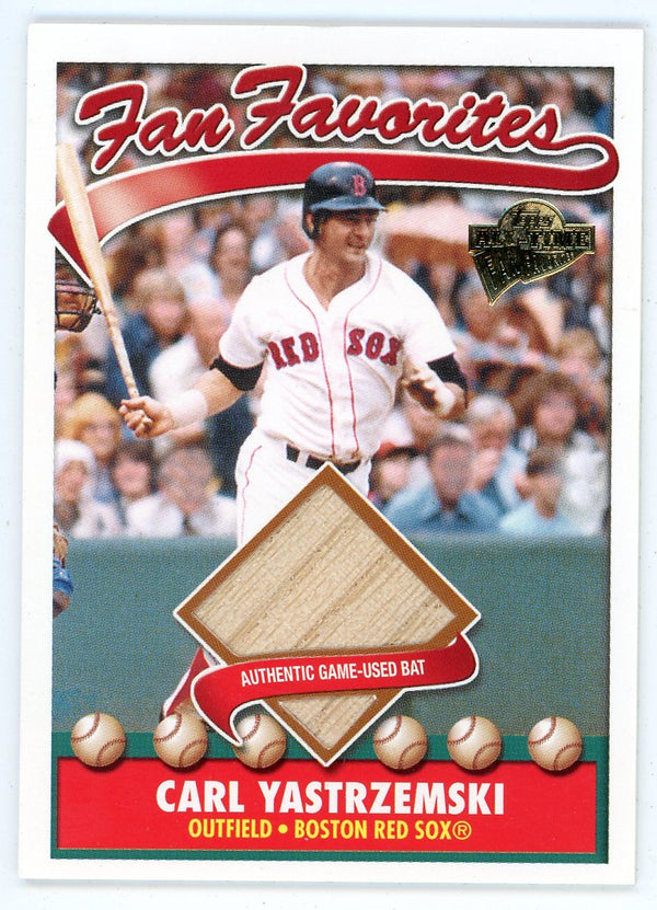 Carl Yastrzemski 2004 Topps Fan Favorites Bat Relic #FFR-CY