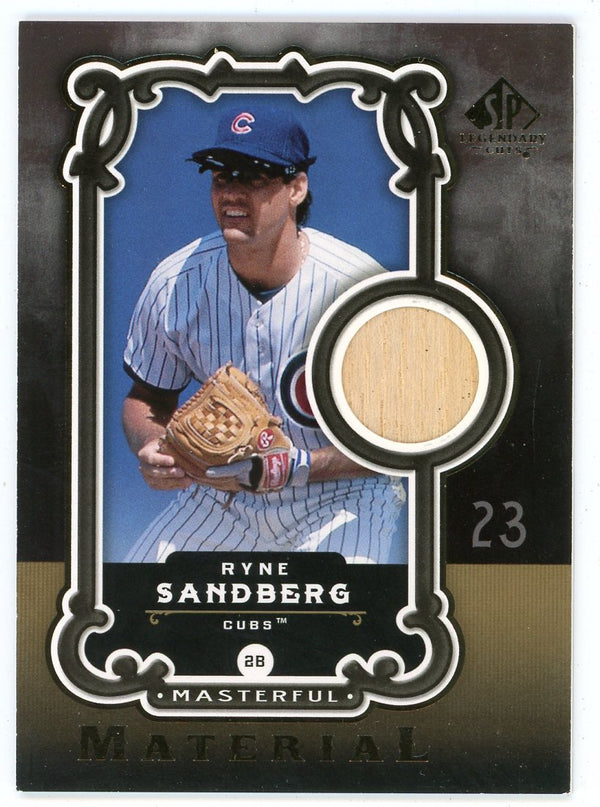 Ryne Sandberg 2007 Upper Deck Masterful Material Bat Relic #MM-RS