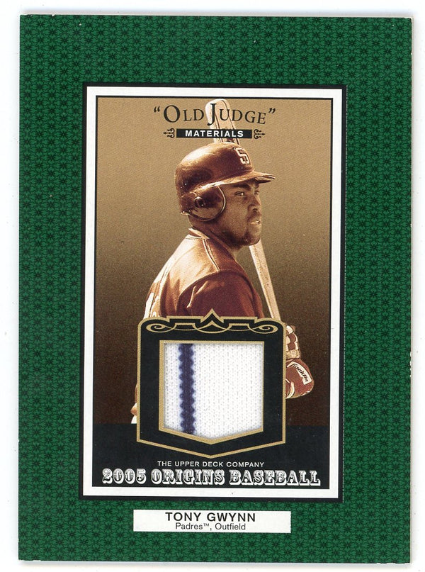 Tony Gwynn Jr. 2005 Upper Deck Origins Patch Relic #OJ-TG