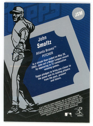 John Smoltz 2004 Topps Patch Relic #JSM
