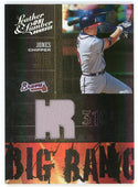 Chipper Jones 2005 Donruss Leather & Lumber Big Bang Patch Relic #BB-5