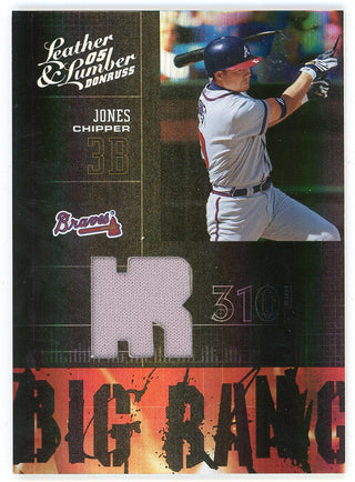 Chipper Jones 2005 Donruss Leather & Lumber Big Bang Patch Relic #BB-5