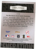 Pee Wee Reese/ Ozzie Smith/ Derek Jeter 2004 Donruss Throwback Threads Generations #G-26