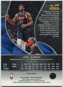 Joel Embiid 2021 - 2022 Panini Spectra Interstellar Prizm Card #29 11/49