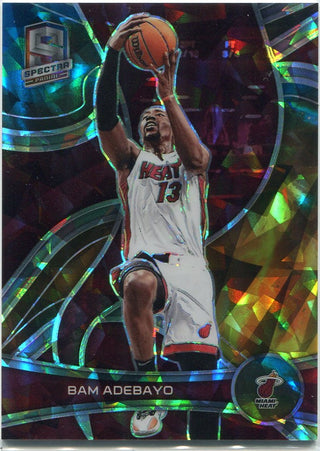 Bam Adebayo 2021 - 2022 Panini Spectra Astral Prizm Card #78 8/35