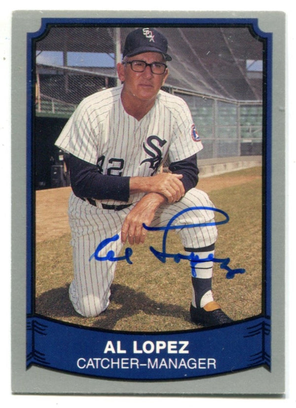 Al Lopez 1989 Pacific #197 Autographed Card
