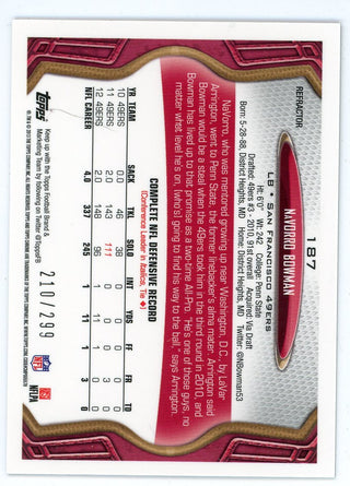 Navorro Bowman 2013 Topps Chrome All Pro Refractor #187