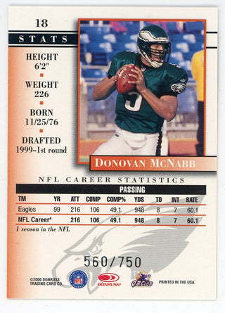 Donovan McNabb 2000 Donruss Preferred QBC #18