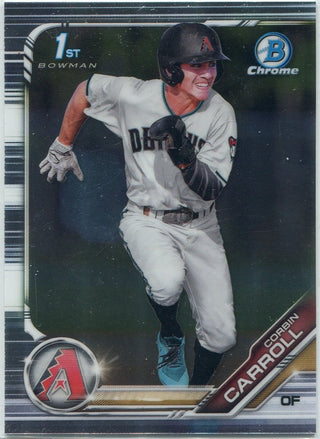 Corbin Carroll 2019 Bowman Draft Chrome RC #BDC-125
