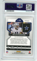 Micah Parsons 2021 Prizm Lazer #382 PSA 9