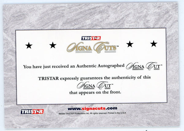 Johnny Podres 2008 Autographed Tristar Signa Cuts
