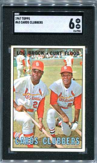Cards Clubbers 1967 Topps #63 SGC 6 Card