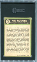 Gil Hodges 1967 Topps #228 Card SGC 3