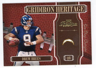 Drew Brees 2005 Donruss Gridiron Heritage #GH-13