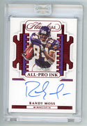 Randy Moss 2022 Panini Flawless Autographed #AP-RM