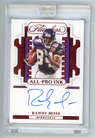 Randy Moss 2022 Panini Flawless Autographed #AP-RM