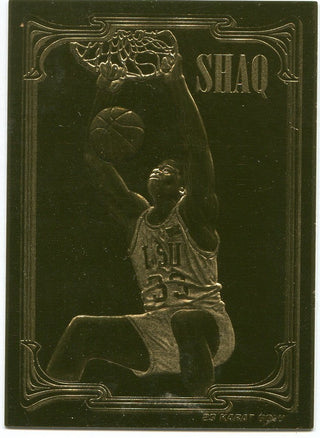 Shaquille O'Neal 1994 Classic Games 23kt Gold Card 5256/10,000